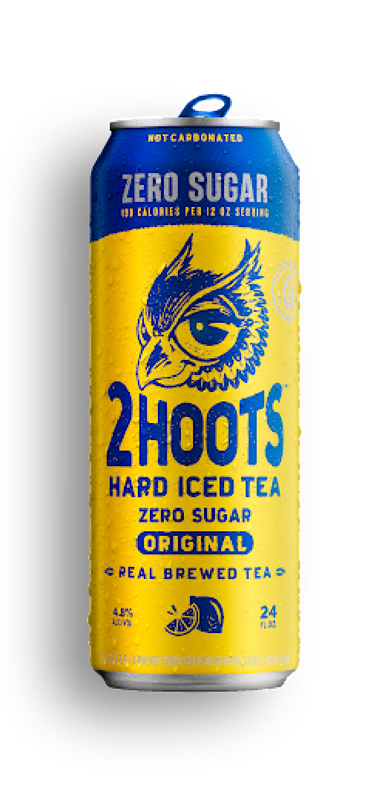 Two hoots hard tea original zero sugar